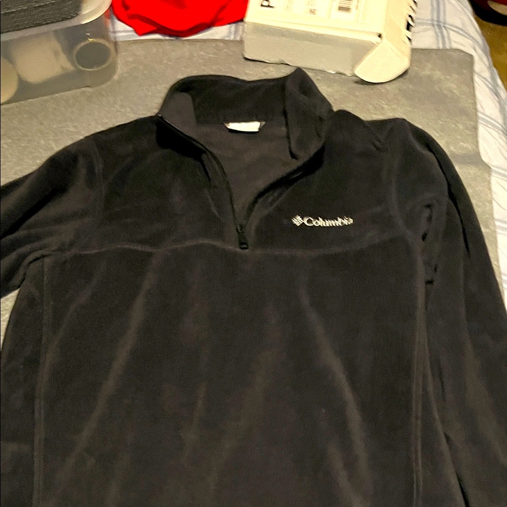 Columbia quarter zip fleece pull over size M